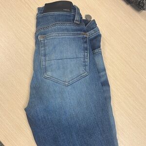 AMIRI Women's Blue Skinny Jeans - Mid Blue Wash